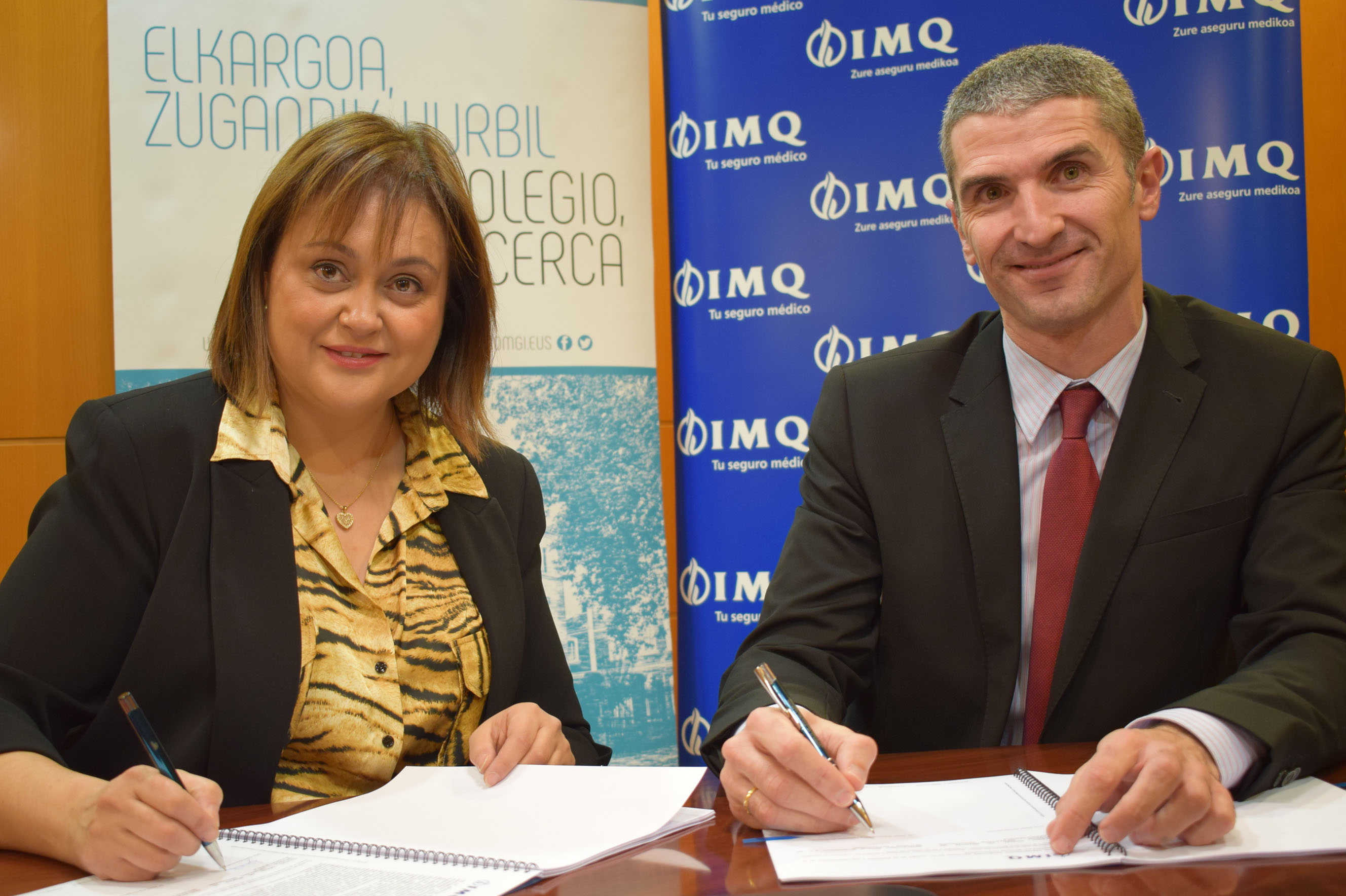 El Colegio de Médicos de Gipuzkoa firma un acuerdo de colaboración con IMQ